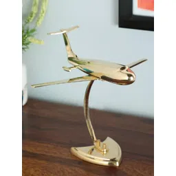 DSH Crafting Your Curiosity Beige Jet Plane Showpieces-picture-38