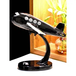 DSH Crafting Your Curiosity Black & White Aeroplane Showpieces-picture-39