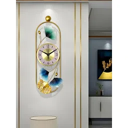 DSH Crafting Your Curiosity White & Gold-Toned Abstract Contemporary Analogue Wall Clock-picture-42