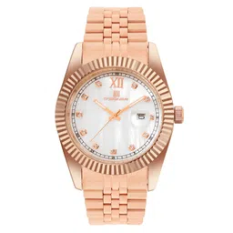 D'SIGNER Men Mother of Pearl Dial & Stainless Steel Bracelet Style Straps Analogue Watch 521NRGM.6G-picture-21