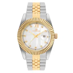 D'SIGNER Men Mother of Pearl Dial & Stainless Steel Straps Analogue Watch 521NTM.6G-picture-31