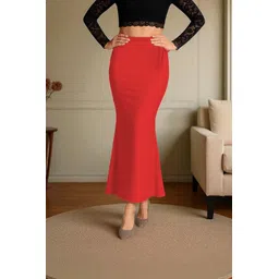 DSV ENTERPRISES Shapeware Red M002 Lycra Blend Petticoat-picture-13