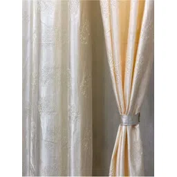 dtodexpress 152.4 cm (5 ft) Polyester Room Darkening Window Curtain (Pack Of 2)-picture-26