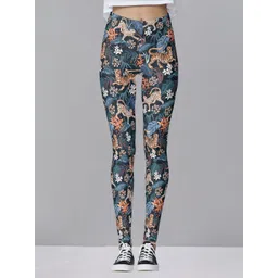 DTR FASHION Printed Mid-Rise Ankle-Length Gym Tights-picture-16