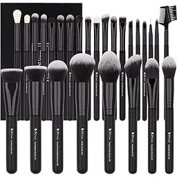 DUCARE Synthetic Bristles Makeup Brushes - Black , Pack of 27 , DRM-DF2725-picture-12