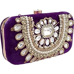 duchess Women's Purple Clutch Purse-picture-13