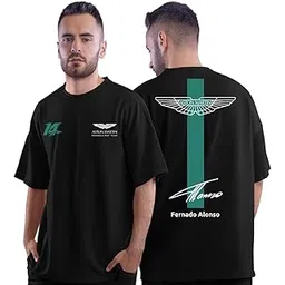 dudeme Oversized T-Shirt for Car Enthusiast for Men & Women T Shirts 100% Cotton Printed T-Shirts.-picture-30