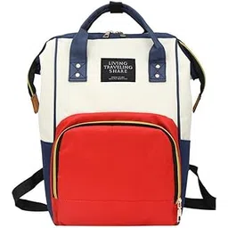 Duggu Kids Durable Nursing Maternity Diaper Backpack Tote Bag Mother Baby Mother Baby Diaper Nappy Changing Bag Travel Shoulder Bag (Pack of 1) Red-image-7