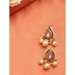 DUGRISTYLE Pink Classic Drop Earrings-picture-20