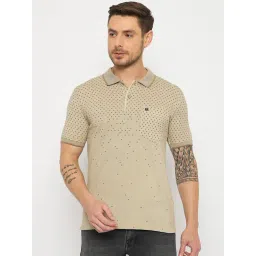 Duke Beige Regular Fit Printed Polo T-Shirt-picture-45