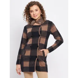 Duke Black & Beige Checks Cardigan-picture-25