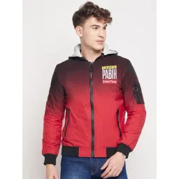 Duke Black & Red Slim Fit Self Pattern Reversible Jacket-picture-19