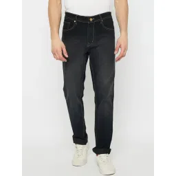 Duke Black Blended Regular Fit Washed Jeans-picture-40