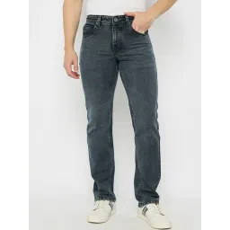 Duke Black Blended Smart Fit Washed Jeans-picture-16