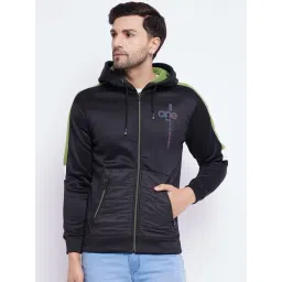 Duke Black Regular Fit Hooded Sweatshirt-picture-39