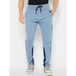 Duke Blue Blended Regular Fit Solid Trackpants-picture-28