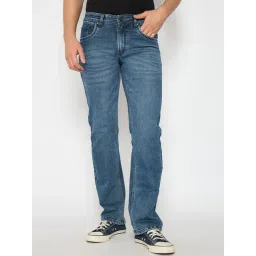 Duke Blue Blended Regular Fit Washed Jeans-picture-38