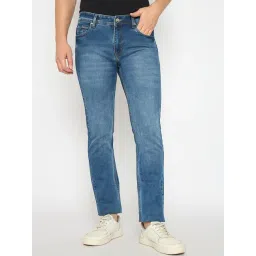 Duke Blue Blended Slim Fit Washed Jeans-picture-24