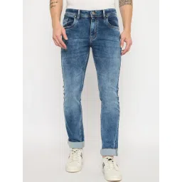 Duke Blue Blended Slim Fit Washed Jeans-picture-22