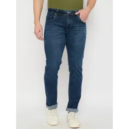 Duke Blue Blended Smart Fit Washed Jeans-picture-26