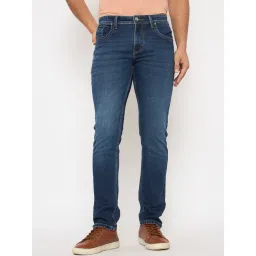 Duke Blue Blended Smart Fit Washed Jeans-picture-17