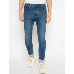 Duke Blue Blended Smart Fit Washed Jeans-picture-22