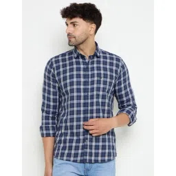 Duke Blue Slim fit Checks Shirt-picture-26
