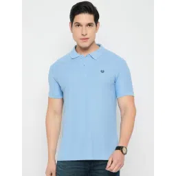 Duke Blue Slim Fit Polo T-Shirt-picture-45
