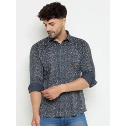 Duke Blue Slim fit Printed Shirt-picture-31