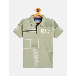 Duke Boys Geometric Printed Polo Collar Slim Fit T-shirt-picture-33