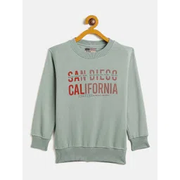 Duke Boys Green Printed Fleece Sweatshirt-image-25