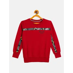 Duke Boys Red Printed Fleece Sweatshirt-picture-23