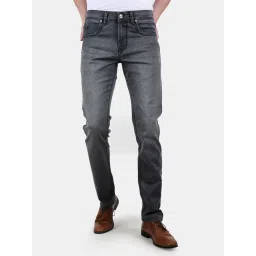 Duke Charcoal Slim Fit Stretchable Jeans image 1