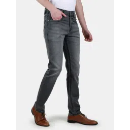 Duke Charcoal Slim Fit Stretchable Jeans image 4