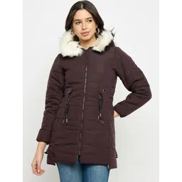 Duke Faux Fur Trim Long Sleeves Longline Padded Jacket-picture-11