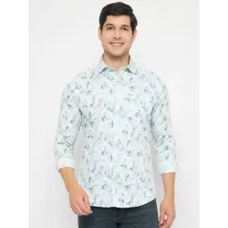 Duke Green Blended Slim Fit Printed Shirt-picture-18