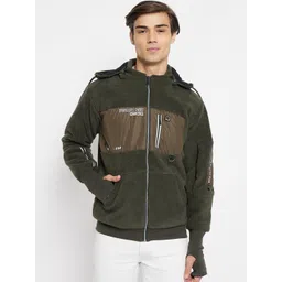 Duke Hooded Neck Long Sleeves Front Open Sweatshirt-picture-21