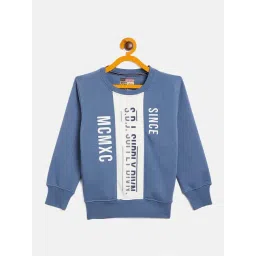 Duke Kids Blue Printed Full Sleeves Sweatshirt-picture-42