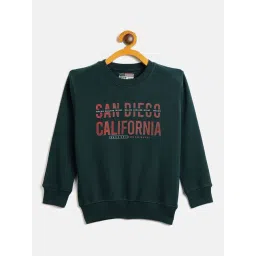 Duke Kids Green Graphic Print Full Sleeves Sweatshirt-picture-42