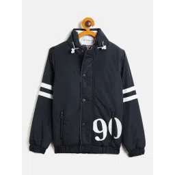 Duke Kids Navy Solid Full Sleeves Jacket-picture-16