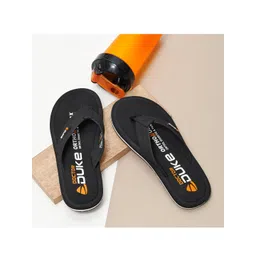 Duke Men Black & White Printed Thong Flip-Flops-picture-17