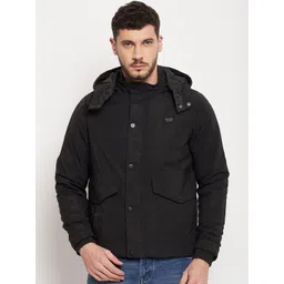 Duke Men Black Padded Jacket-picture-22