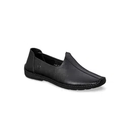 Duke Men Black Solid Loafers-picture-18