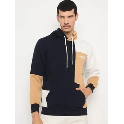 Duke Men Colourblocked Hooded Sweatshirt-picture-10
