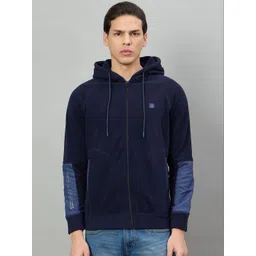 Duke Men Colourblocked Hooded Sweatshirt-picture-54