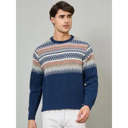 Duke Men Floral Printed Pullover-picture-38