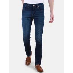 Duke Men Mid-Rise Light Fade Clean Look Stretchable Jeans-picture-19