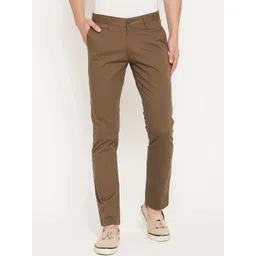 Duke Men Mid Rise Slim Fit Cotton Trousers-image-28