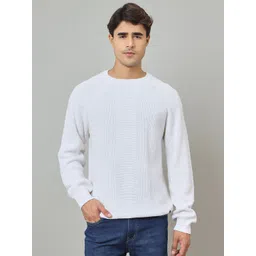 Duke Men Self Design Round Neck Pullover Sweaters-picture-42