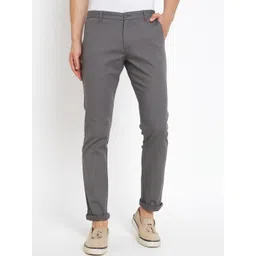 Duke Men Slim Fit Cotton Mid-Rise Chinos Trouser-picture-15